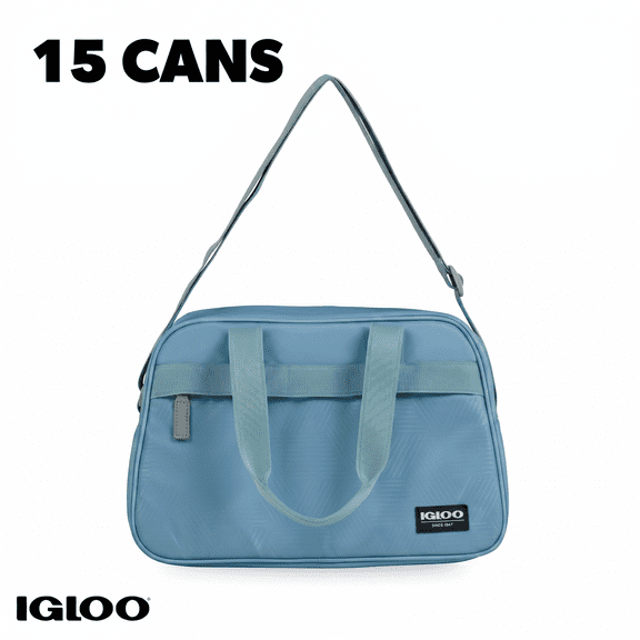 Igloo 15 Can Capacity Laguna for Her Soft Sided Cooler Satchel, Powder Blue