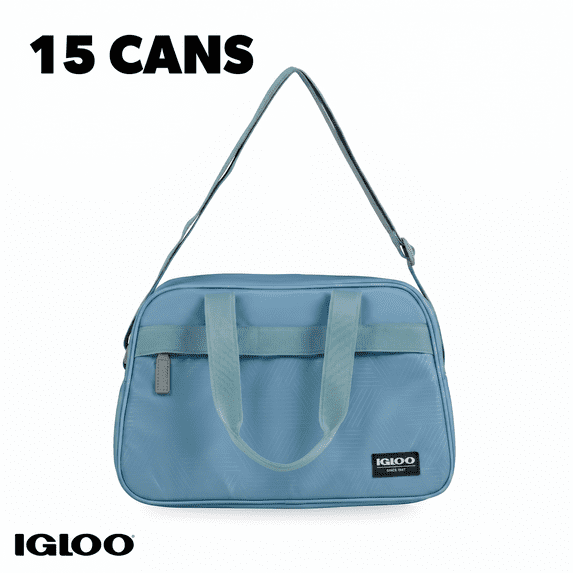 Igloo 15 Can Capacity Laguna for Her Soft Sided Cooler Satchel, Powder Blue