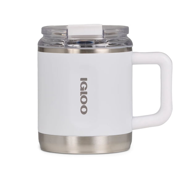 Igloo 15 oz. Stainless Steel Coffee Mug - White