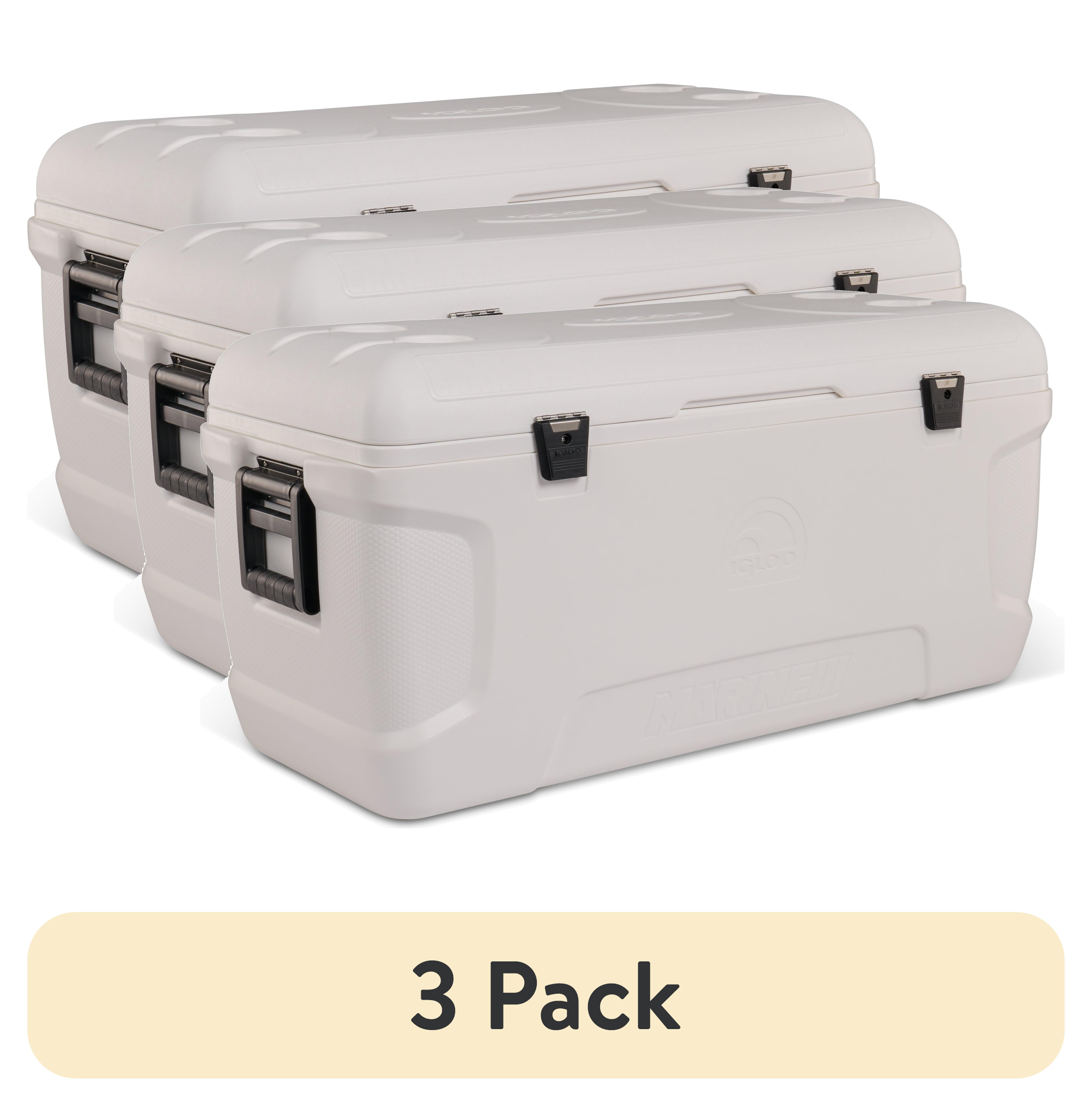 (3 pack) Igloo 150 QT Latitude Marine Hard Side Cooler, White - Walmart.com