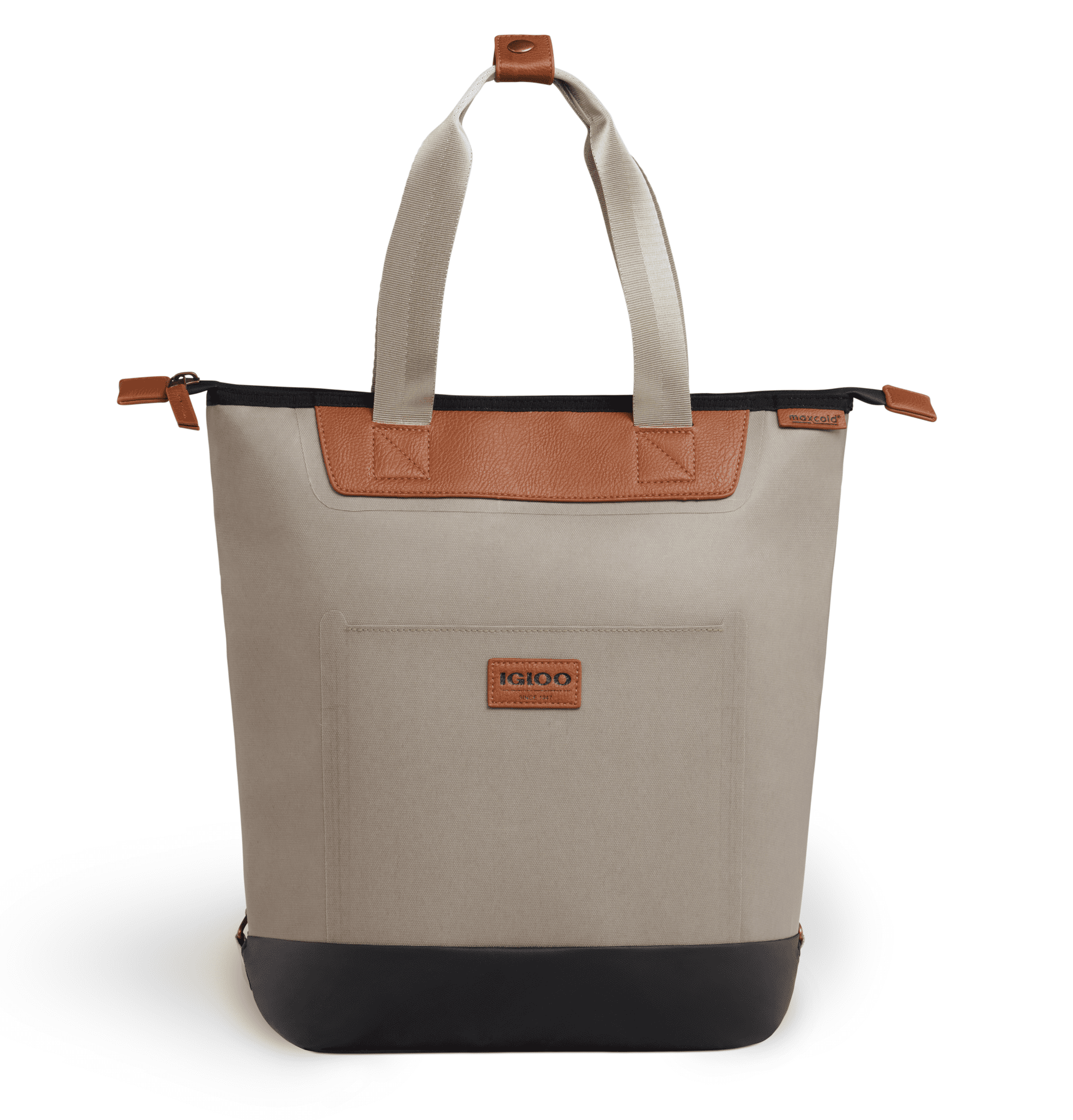 Igloo 16 Can Aura Tote Backpack Soft Sided Cooler, Light Green