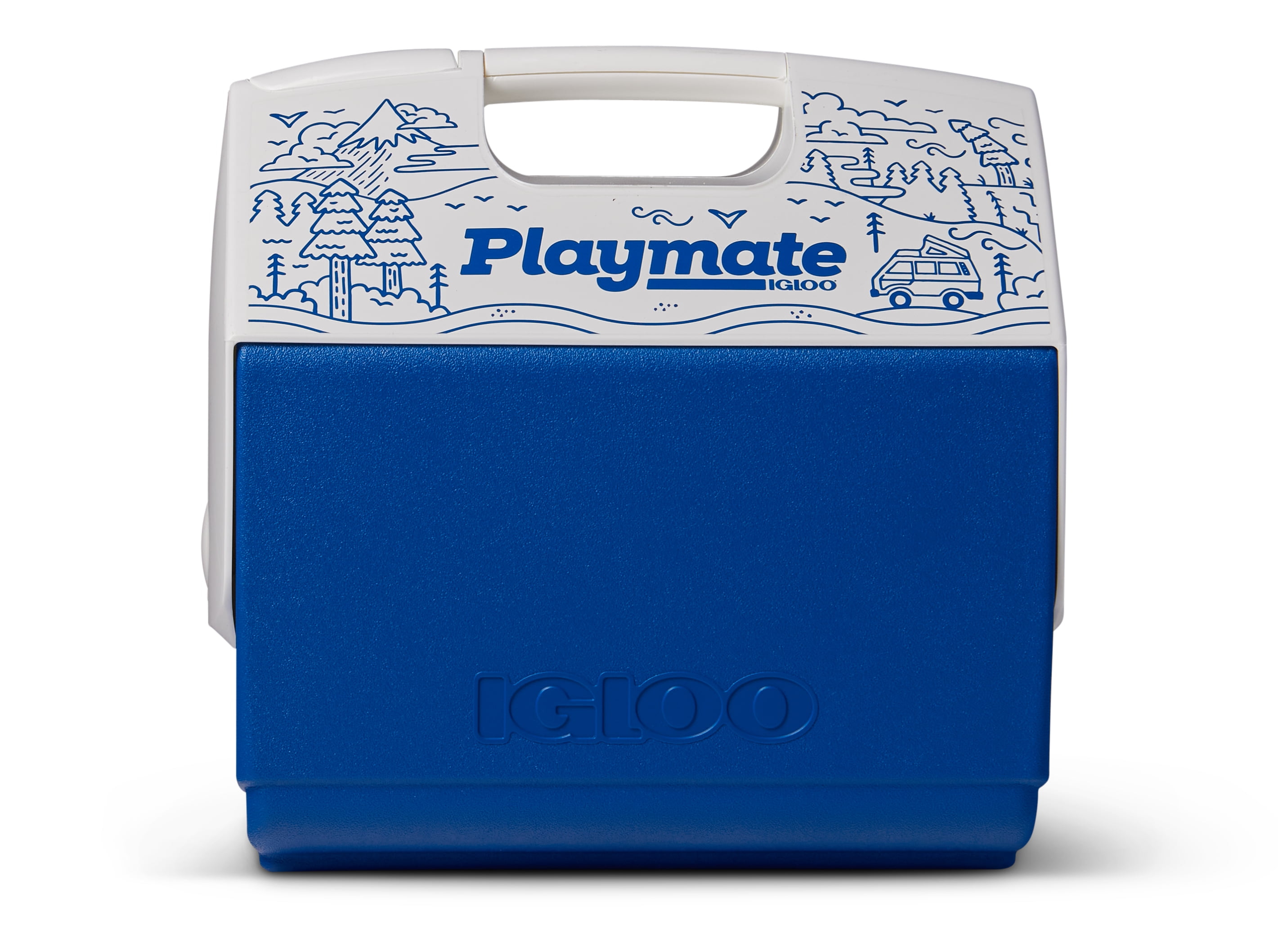 Igloo 16 QT Playmate Elite Summer Camp Ice Chest Cooler, Blue