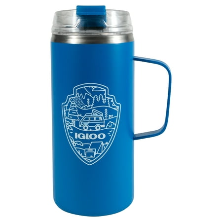 Igloo 18 Ounce Stainless Steel Camp Mug Fraser Cap Blue Graphic