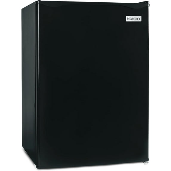 Igloo 2.6 Cu.Ft. Compact Refrigerator with Freezer, 2 Shelfs, Perfect for Homes, Offices, Dorms, Black