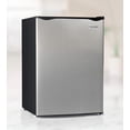 thumbnail image 1 of Igloo 2.6 Cu.Ft. Compact Refrigerator with Freezer, Platinum, 2 Shelves, 1 of 7