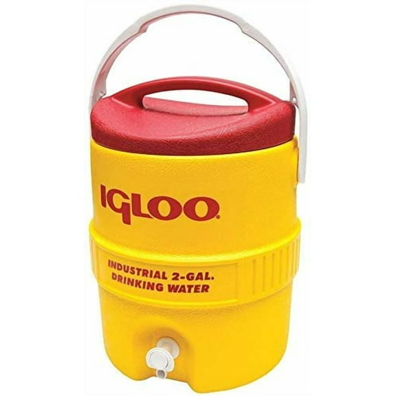 Igloo 421 Beverage Cooler, 2 gal., Yellow