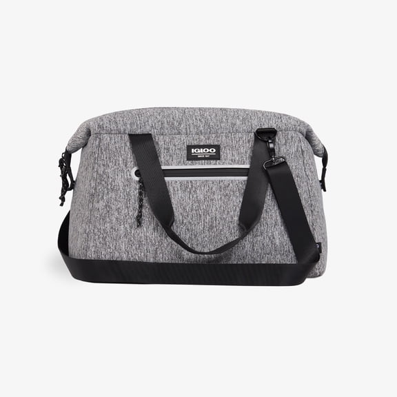 Igloo Moxie Medium Duffel 20-Can Insulated Softside Cooler Bag, Medium Gray