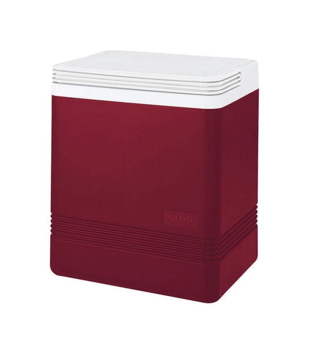 Igloo 24 Can Hard Sided Ice Chest Cooler, Red