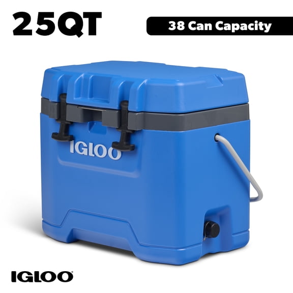 Igloo 25 QT Overland Ice Chest Cooler, Sneaky Blue