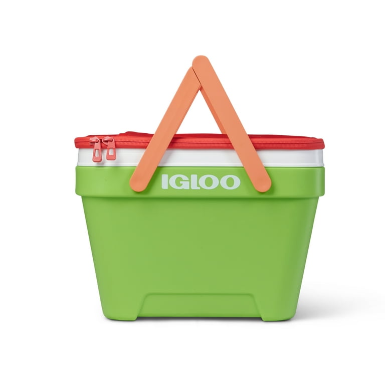 ★美品・即発送★unihertzJelly2FeliCa対応Green純正ケース Igloo 25 qt. Everyday Picnic Basket Cooler - Nuclear Green