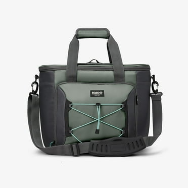 Igloo 28 Can Capacity MaxCold Voyager Tote Cooler Bag, Green