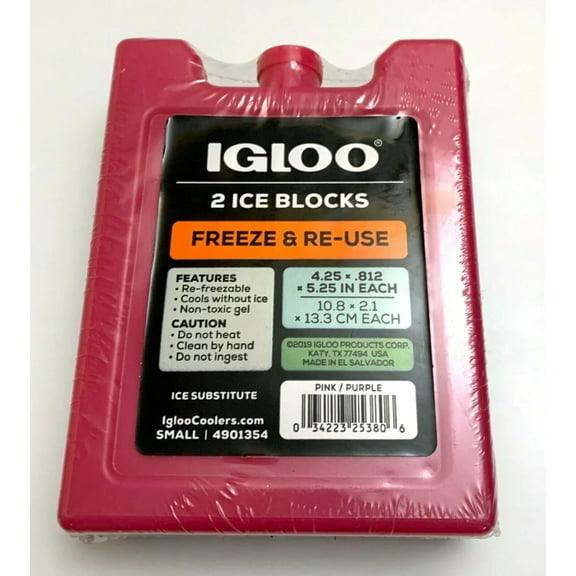 Igloo 2pk Ice Blocks - Pink/Purple