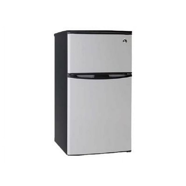 Igloo 3.2 cu. ft. 2-Door Refrigerator and Freezer, Stainless Steel