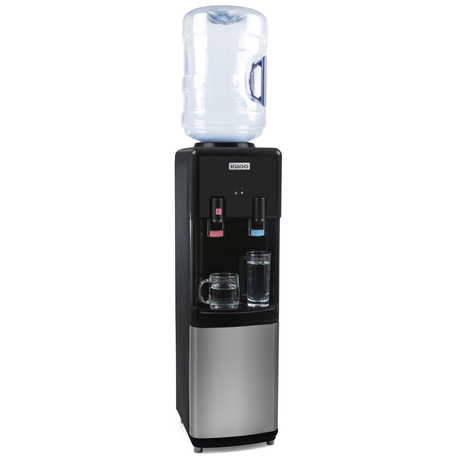 Igloo Black Stainless Steel Hot and Cold Water Dispenser