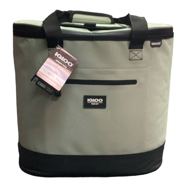 Igloo 30 Can Maxcold+ Insulated Softside Arrow Tote Cooler Bag with