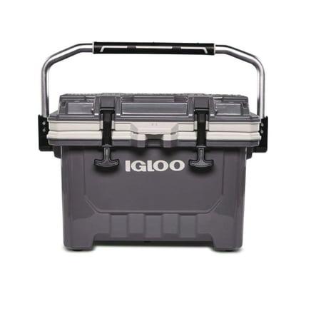 Igloo 35 Can Uv Protection Hard Sided Thermocooler, Gray