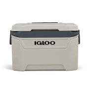 Igloo 35140 60-Quart Sunset Roller Cooler, Bone White/Gray