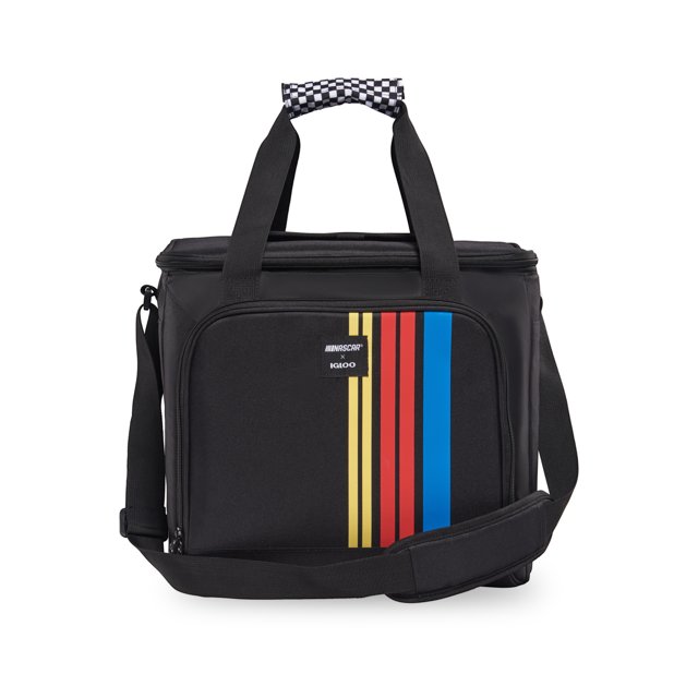 Igloo 36 Can, Collapse and Cool Soft Sided Cooler, NASCAR, Black