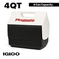 thumbnail image 1 of Igloo 4 Qt Playmate Mini Cooler with 6-Can Capacity, Black, 1 of 16