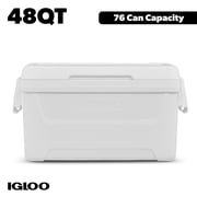 Igloo 48 QT Laguna Hard Sided Ice Chest Cooler, White