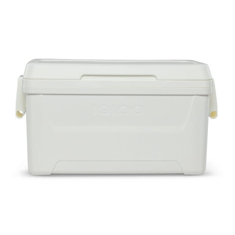 Igloo Cooler 48 QT Laguna Hard Sided Ice Chest, White, Insulated