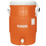 Igloo 5 Gallon Heavy-Duty Polyethylene Beverage Cooler Jug, Orange