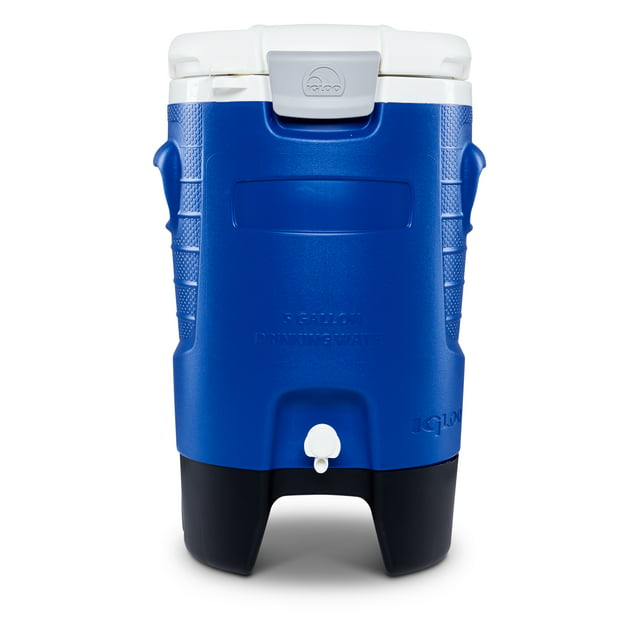 Igloo 5-Gallon Sports Rolling Water Cooler with Wheels - Blue