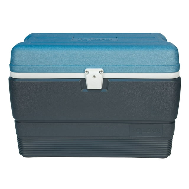 Igloo 50Quart Maxcold 5Day Cooler Ice Chest Blue