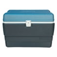 thumbnail image 1 of Igloo 50qt MaxCold Ice Chest Water Cooler with Snap-fit Latch, Blue, 1 of 7