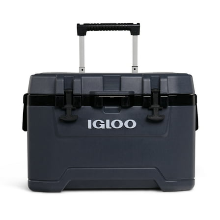 Igloo 52 QT Overland Ice Chest Cooler with Wheels, Gray