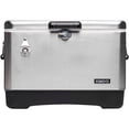 thumbnail image 1 of IGLOO Legacy 54 qt. Hard Cooler - Stainless Steel, 1 of 4