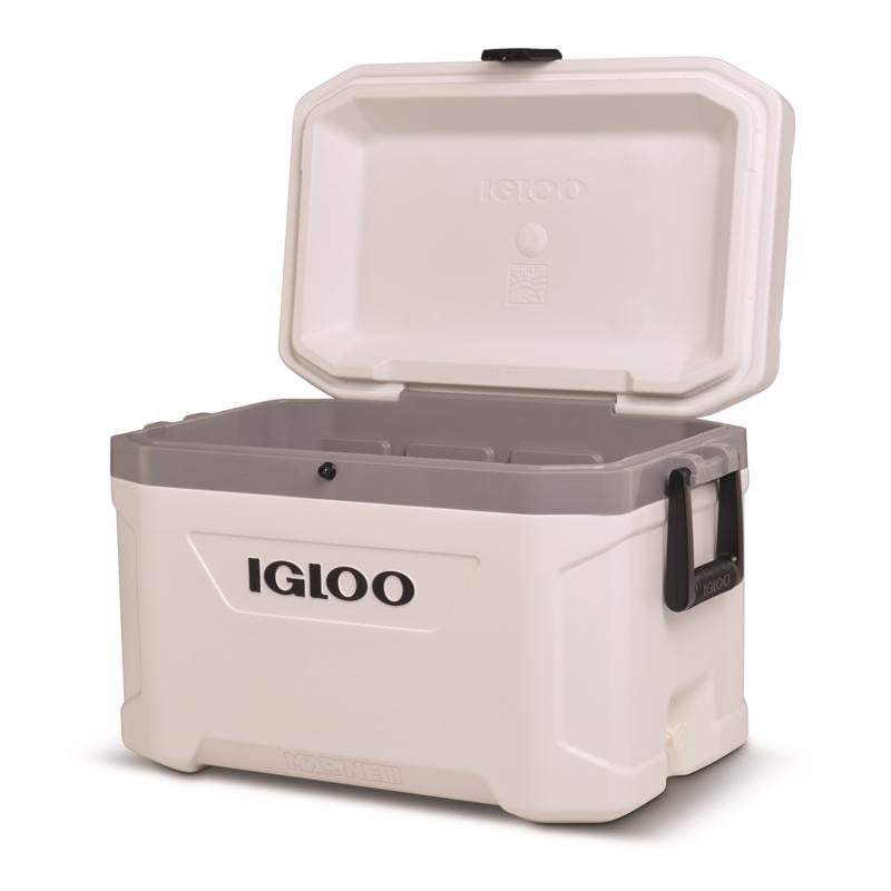 Igloo 54 qt. Marine Ultra Hard Ice Chest Cooler - White 
