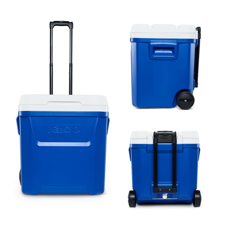 Igloo Laguna 60 QT Rolling Ice Chest Cooler with Self Igloo Laguna 60 QT Rolling Ice Chest Cooler with Self