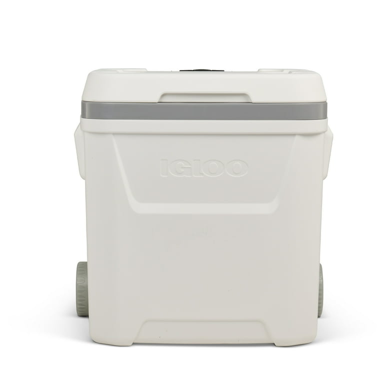 Igloo 60 QT Marine Ice Chest Cooler with Wheels, White