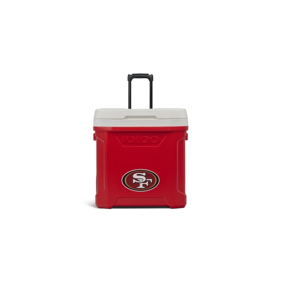 Igloo 60 QT Profile II NFL Rolling Cooler, San Francisco 49ers, Red