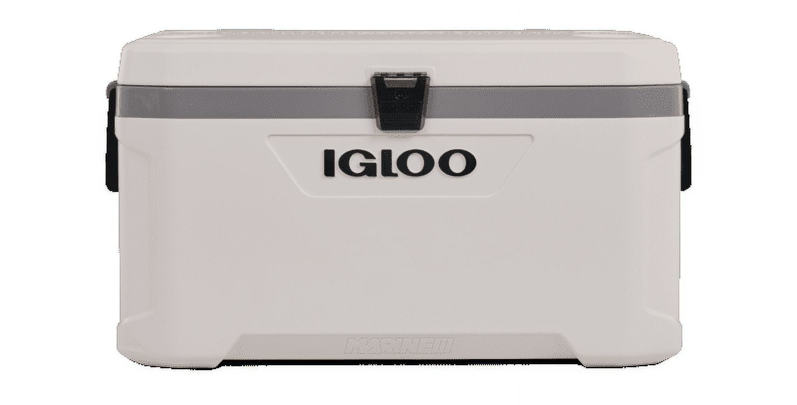 Igloo 70 QT Marine Ultra Cooler, White and Gray, THERMECOOL