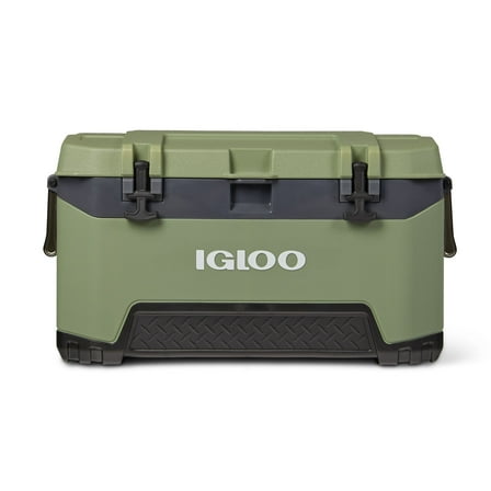 Igloo 72 QT BMX Ice Chest Cooler with Cool Riser Technology, Oil Green