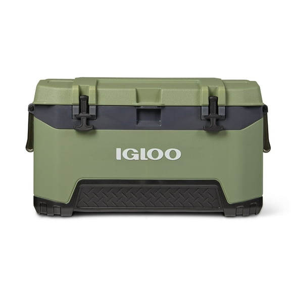 Igloo 72 QT BMX Ice Chest Cooler with Cool Riser Technology, Oil Green