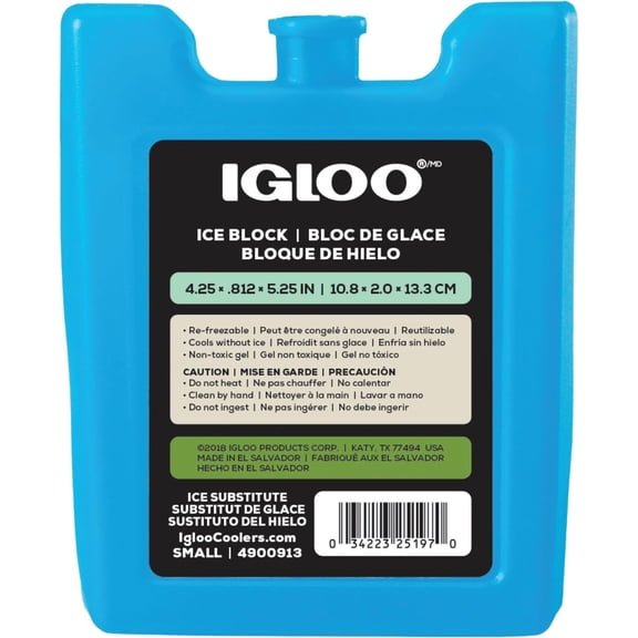 Igloo Maxcold Ice Freezer Block, Small, 2-pack