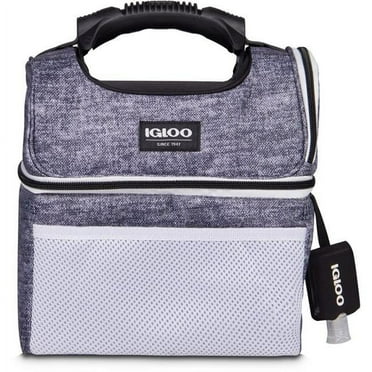 Igloo 9 Can Soft Sided Thermocooler with Hand Sanitizer Holder, Gray