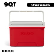 Igloo 9 QT Laguna Ice Chest Cooler, Red