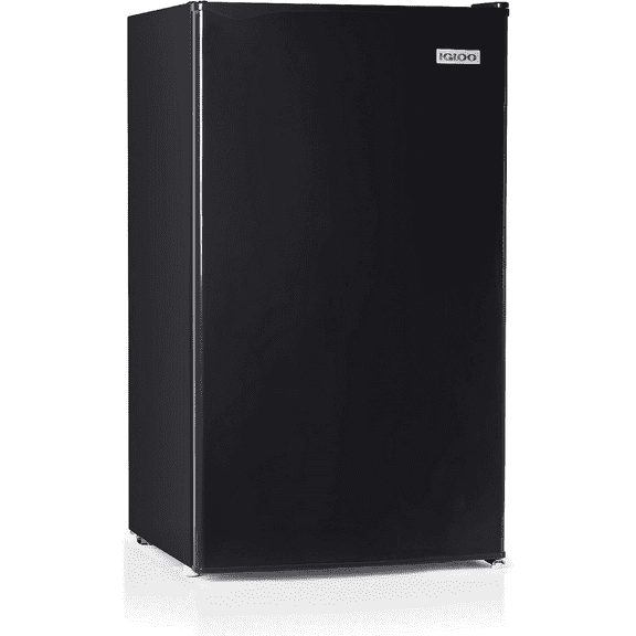 Igloo IRF32BK6A 3.2 Cu.Ft. Single Door Compact Refrigerator with Freezer, Black