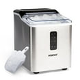 thumbnail image 1 of Igloo Automatic Self-Cleaning 26-Pound Ice Maker, Countertop Size, Large or Small Ice Cubes, LED Control Panel, Ice Scoop Included, Stainless, 1 of 1