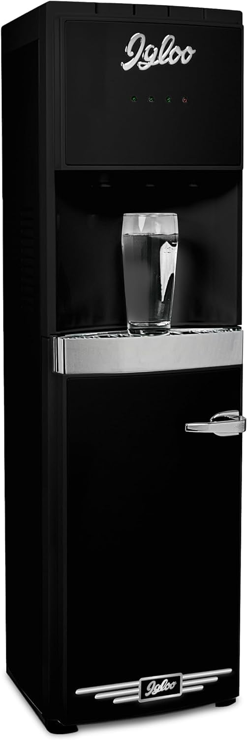 Igloo Bottom Loading Water Dispenser 3 & 5 Gallon Bottle Room, Hot and