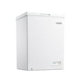 thumbnail image 1 of Igloo Chest Freezer with Removable Basket and Front Defrost Water Drain , Small Deep Freezer Perfect for Homes 3.5 Cu.Ft., White, 1 of 7