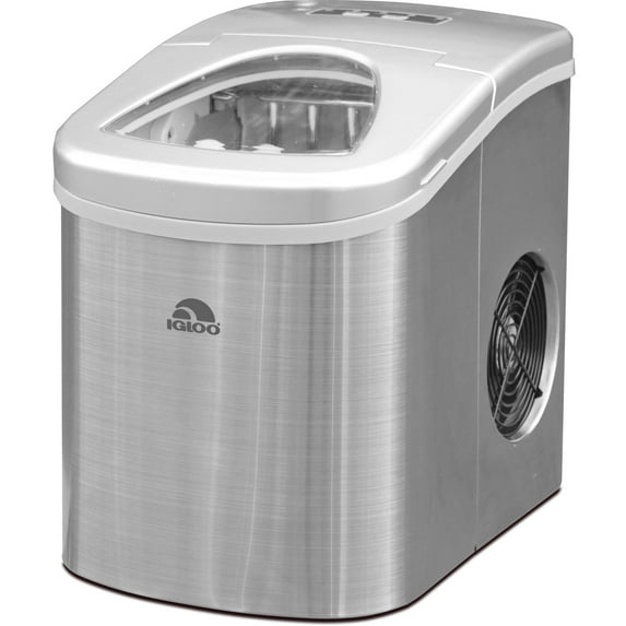 Igloo Compact Ice Maker - ICE117 Stainless Steel