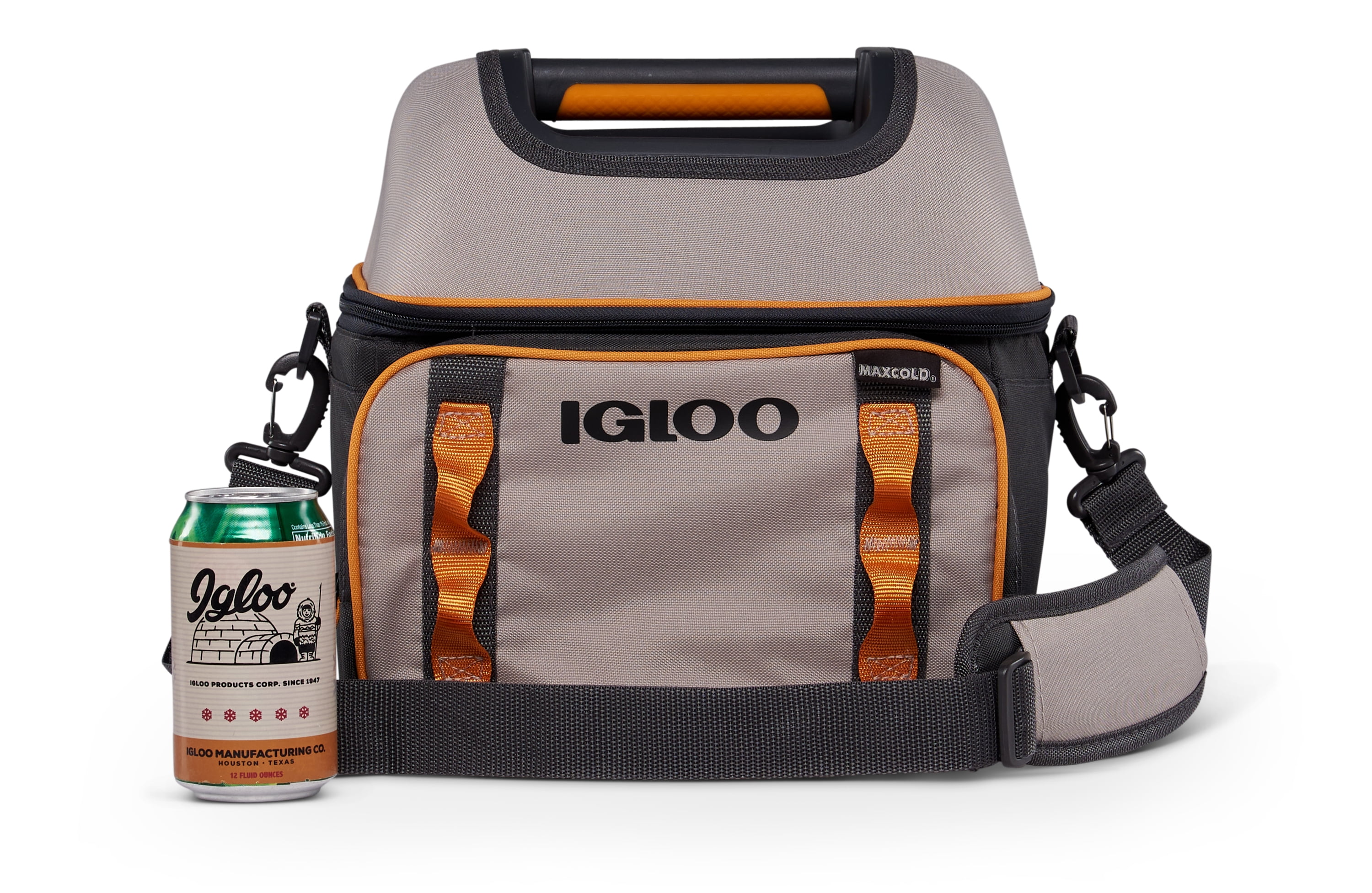 Igloo® Hard Top Playmate® Gripper™ 22 Cooler Bag - Tan and Orange