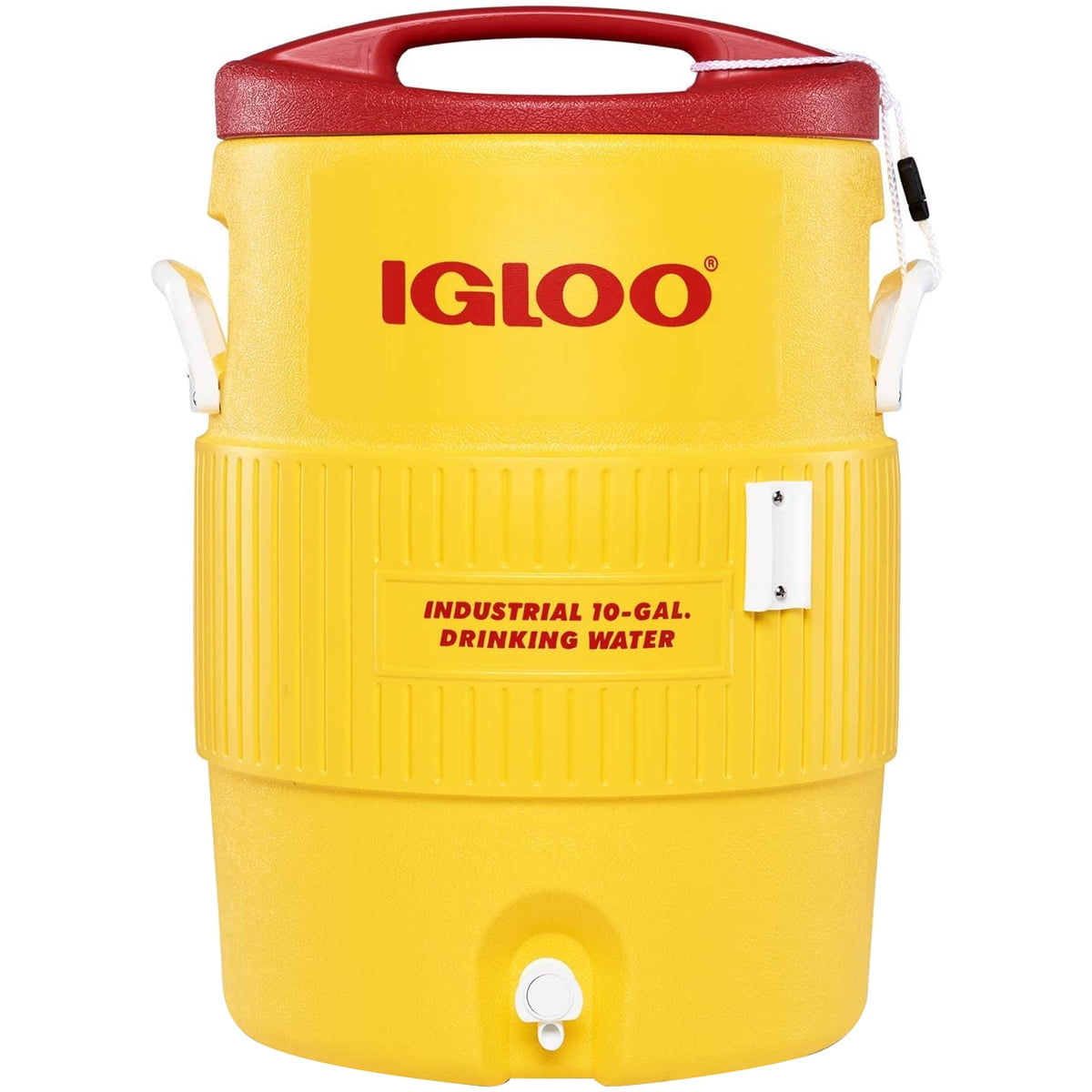 Igloo Heat Stress Solution Water Coolers, 10 Gallon, Red and Yellow 1