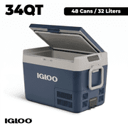 Igloo 38 QT ICF 32 Active Electric Cooler; Rugged Blue