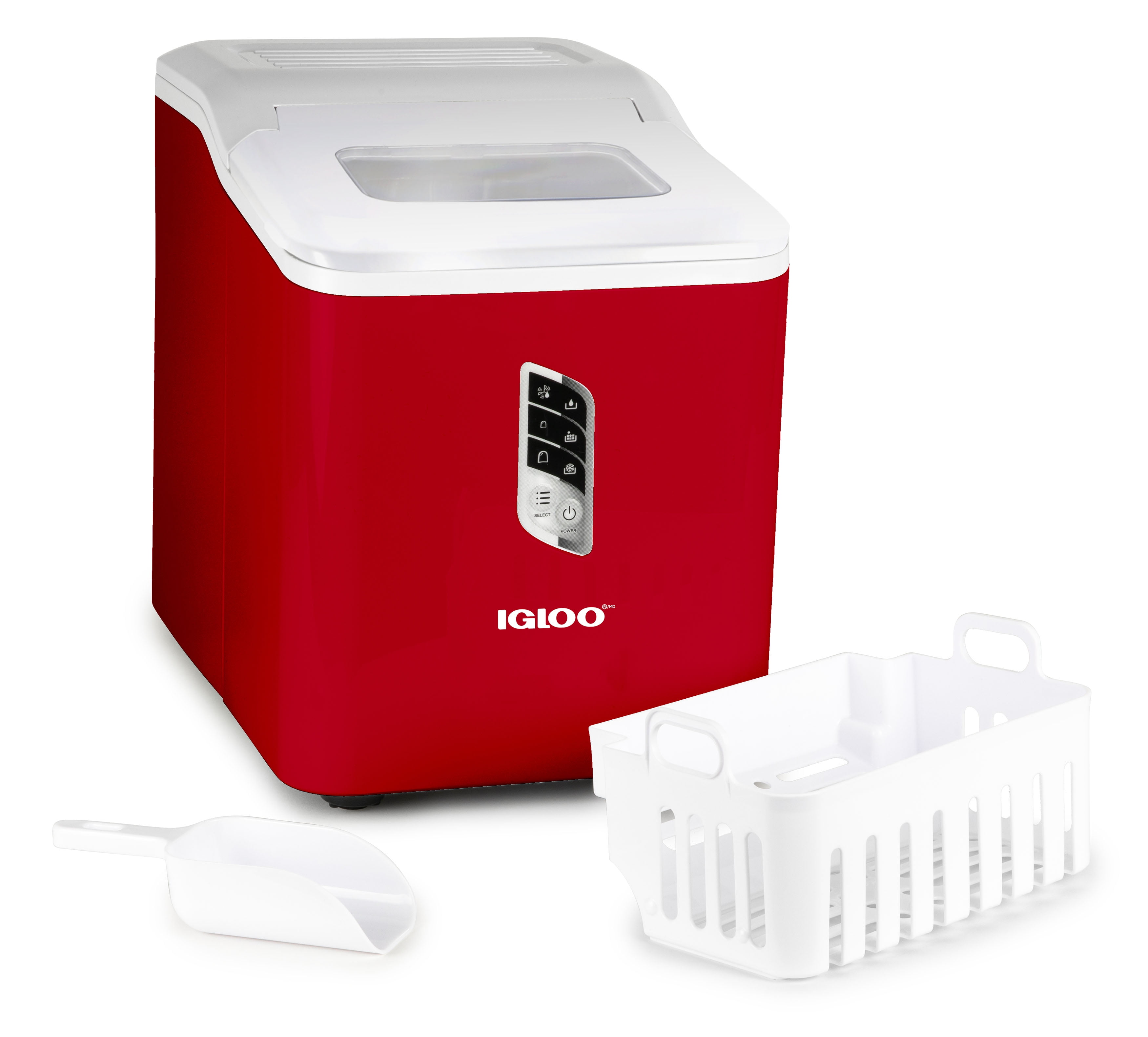 Igloo Automatic Self-Cleaning 26 lb Ice Maker, White